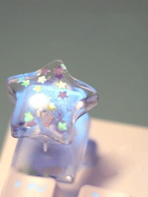 Transparent Star Backlit Handmade ESC Keycap