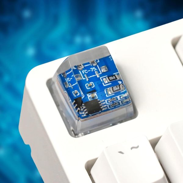 Blue Circuit Board  SA Resin Keycap