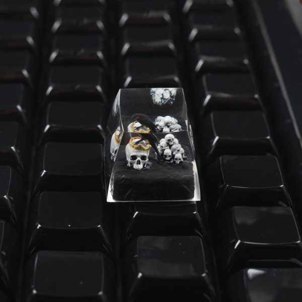 King Skull Resin Handmade SA Keycap