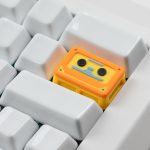Orange Retro Game Console Resin Keycap