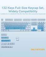 Blue Jelly MOA Profile Creamy PBT Keycaps