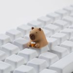Capybara Coffee Resin Handmade ESC Keycap