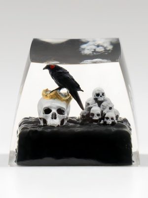 King Skull Resin Handmade SA Keycap