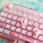 Pink Bow Tie Kawaii R4 Profile ESC Keycap