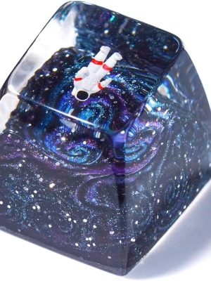 Galaxy Astronaut Space Explorer Resin Keycap