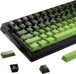 Tea Green Topographic Side Print Doubleshot Keycaps
