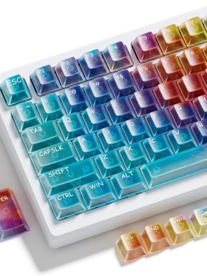 Transparent Cherry Profile PC Keycaps