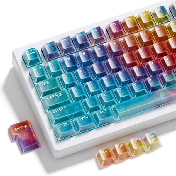 Transparent Cherry Profile PC Keycaps